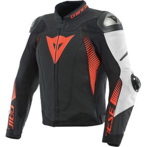 Dainese Super Speed 4 geperforeerde motorfiets lederen jas