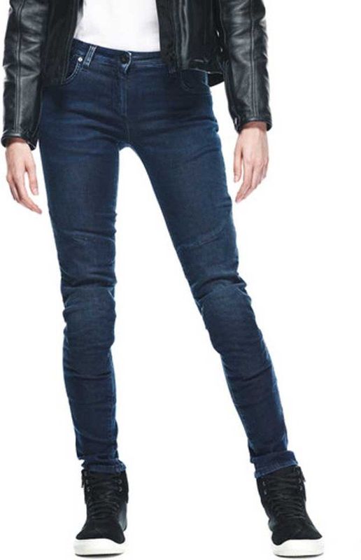 Dainese Outlet Denim Brushed Skinny Tex Spijkerbroek Blauw 33 Vrouw