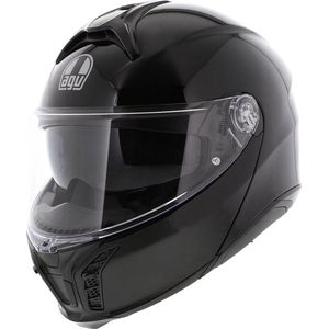 AGV Tourmodular motorhelm mono glans zwart systeemhelm L