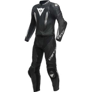 Dainese - Laguna Seca 5 - Geperforeerd Leren Motorpak - Zwart - Tutu-koeienleer