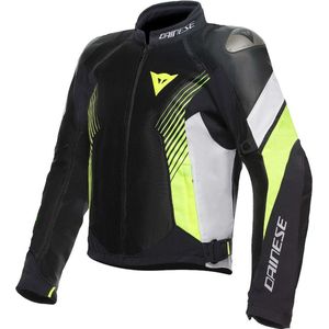 Dainese - Super Rider 2 Absoluteshell - Motorjas - Zwart Wit Fluo Geel