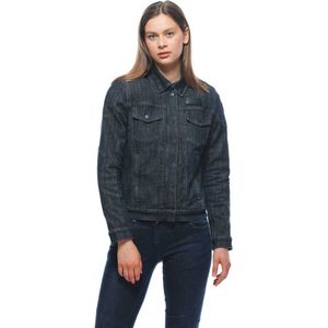 Denim Tex Lady - Motorjack - Stretch Denim - Zwart - Pro-Shape Beschermers