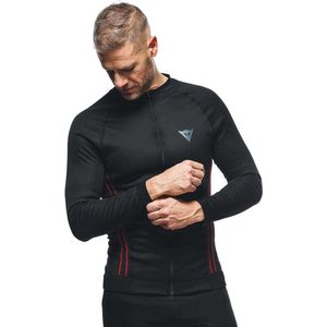 Dainese - No-Wind Thermo Ls - Shirt - Zwart Rood - Materiaal: Thermisch