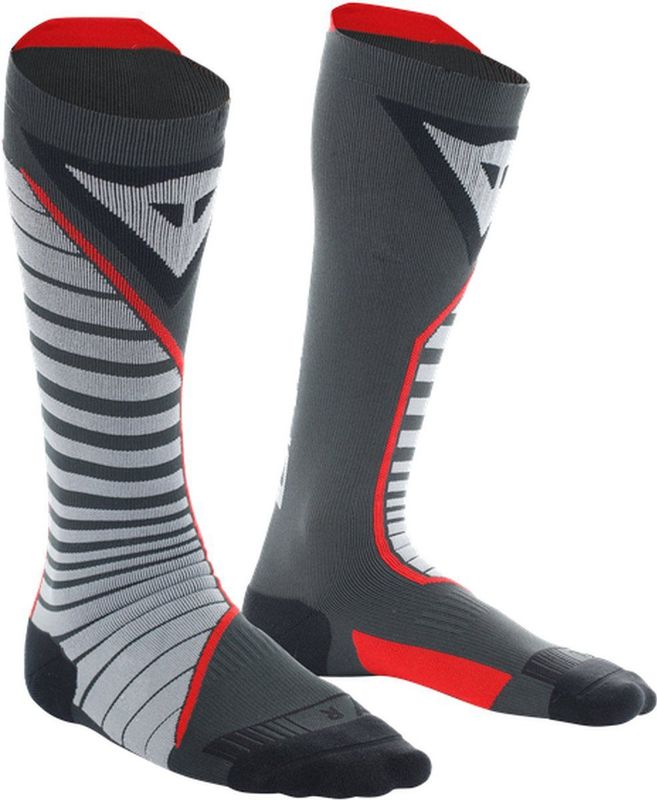 Dainese - Thermo Long Socks - Thermoregulerend - Zwart Rood