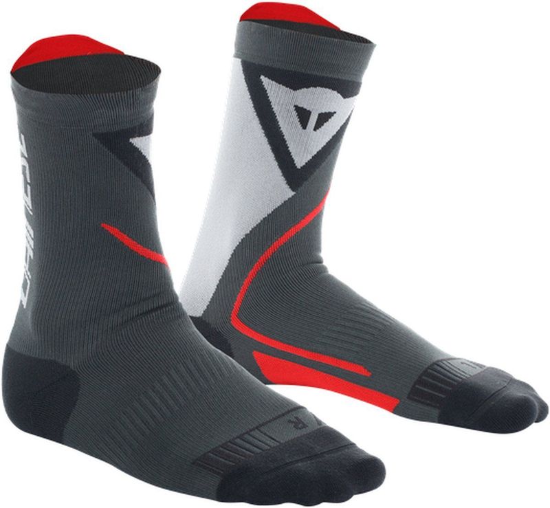 Dainese - Thermo Mid Socks - Thermoregulerend - Zwart Rood