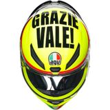 AGV - K1 S Grazie - Integraalhelm - Zwart - Thermoplastisch - Aerodynamisch