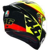 AGV - K1 S Grazie - Integraalhelm - Zwart - Thermoplastisch - Aerodynamisch