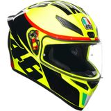 AGV - K1 S Grazie - Integraalhelm - Zwart - Thermoplastisch - Aerodynamisch