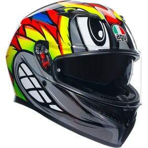 AGV - K3 E2206 Mplk Birdy 2.0 - Helm - Grijs Geel Rood