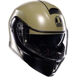 AGV - Streetmodular E2206 - Systeemhelm - Matt Pastello Groen Zwart