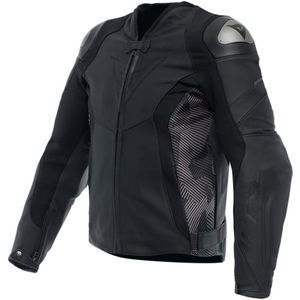 DAINESE - Avro 5 - Leren Jas - Zwart/Antraciet - Hoogwaardig Leer