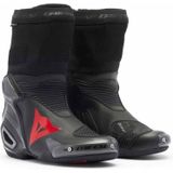 Dainese - Axial 2 Air - Motorlaarzen - Zwart/Rood Fluo - Hoogwaardig Materiaal