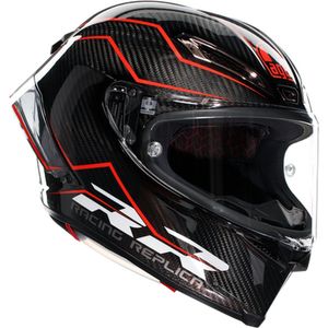 AGV Pista GP RR Performante, integraalhelm, donkergrijs/rood, M