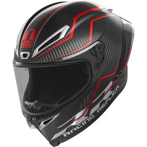 AGV Pista GP RR - Performante Helm - Mat Carbon - Zwart Rood