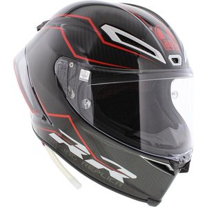 AGV Pista GP RR - Helm - Mat Carbon - Zwart Rood