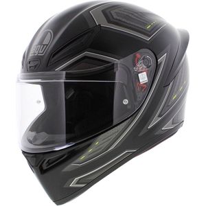 AGV - K1S - Integraal Motor Helm - Mat Zwart Grijs - Veiligheidskeur ECE22.06