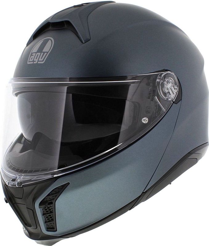 AGV Tourmodular, opklapbare helm, Mat-Donkergrijs, M