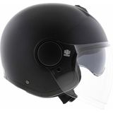 AGV - Eteres - Jethelm - Mat Zwart - High Resistant Thermoplastic