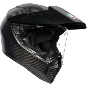 AGV AX9 E2206 Mplk Mono Mat Carbon - Maat XL - Helm