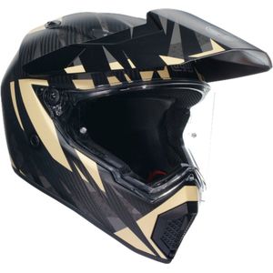 AGV - AX9 E2206 Mplk Steppa - Helm - Grijs Zand - Carbon