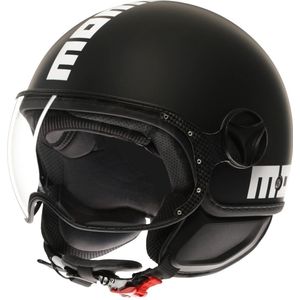 Momo Design - FGTR Classic - Open Helm - Zwart - ABS - UV400 Vizier
