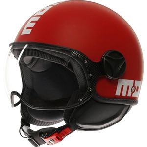 FGTR - Classic Motorhelm - Zwart - ABS - Anti-kras Vizier UV400