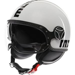 Momodesign - FGTR - Motorhelm - Mat Zwart - Leer - Koolstofvezel