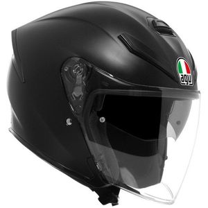 AGV - K5 Jet Evo - Open Helm - Zwart - Thermoplastisch - Ademend