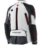 Dainese - Super Adventure - Motorjas - Lichtgrijs Zwart Rood - Polyester