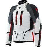 Dainese - Super Adventure - Motorjas - Lichtgrijs Zwart Rood - Polyester