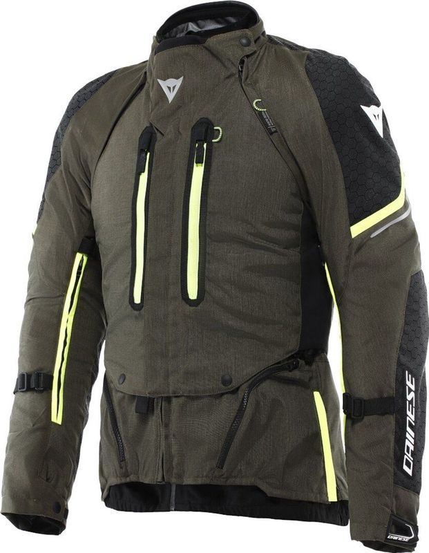 Dainese Super Adventure Absoluteshell waterdichte motorfiets textieljas
