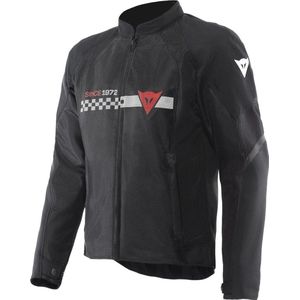 DAINESE Herosphere Air Tex Motorjas, van stof, geventileerd en voor de zomer, zwart/wit/rood, maat 46
