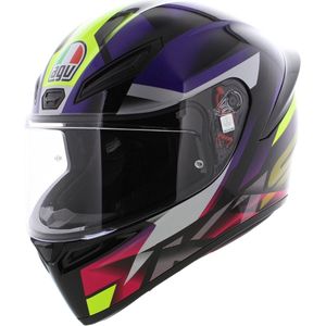 AGV - K1 S - Integraal Motor Helm - Zwart Paars Roze - ECE22.06