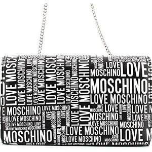 Love Moschino Dames, schoudertas, collectie herfst winter 2021, zwart, U