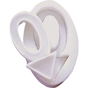 Silikomart 71.110.00.0096 bakvorm voor cake SLK010 nummer 0, silicone, wit