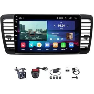 Android Double Din Car Stereo 9 Inch Touchscreen Autoradio Autotoebehoren Multimedia Stuurwielbediening met Navigatie Plug And Play Voor Subaru Outback 3 Legacy 4 2003-2009 (Size : M600S 4G+WIFI 6G+1