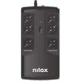 Nilox - Nxgclio8501x5v2 - Office Premium Line Interactive - 850VA - EU-Steker