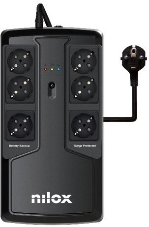 Nilox - Nxgclio8501x5v2 - Office Premium Line Interactive - 850VA - EU-Steker