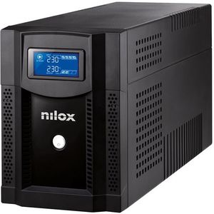 NILOX - SAI PREMIUM L.I SINEWAVE 3000VA - UPS - Zwart - Materiaal: Plastic