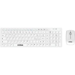 NILOX KIT KEYB+MOUSE WIRELESS WHITE