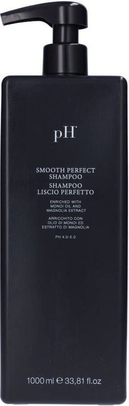 pH Laboratories - Smooth Perfect Shampoo - 1000ml - Met Monoï Olie