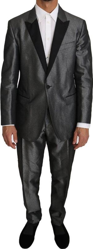 Dolce Gabbana - Pak - Grijs - 78% Acetaat 5% Nylon 9% Polyester 8% Zijde