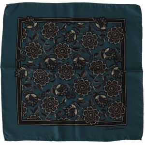 Floral Silk Square Zakdoek Sjaal