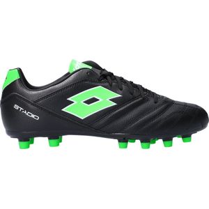 Lotto Stadio 300 III senior voetbalschoenen zwart/groen