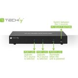 Techly IDATA DP-KVM2 KVM-switch Zwart