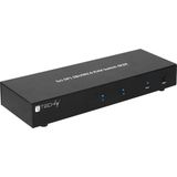 Techly IDATA DP-KVM2 KVM-switch Zwart