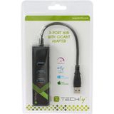 TECHly USB 3.0 Converter - 1x RJ45 - Zwart