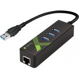 TECHly USB 3.0 Converter - 1x RJ45 - Zwart