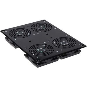 TECHLY PROFESSIONAL 106435 plafondventilator voor rack 19 inch NetRack zwart