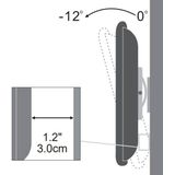 Techly ICA-LCD-900 TV mount 76,2 cm (30'') Zwart